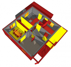 Rénovation : Existant, a demolir, nouveau